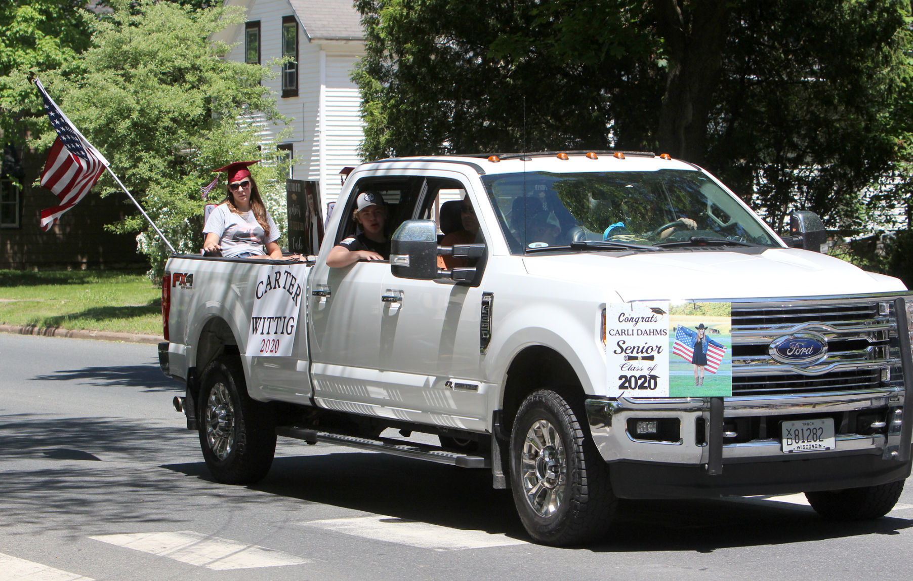 Menomonie High School Graduation Parade 5-31-20